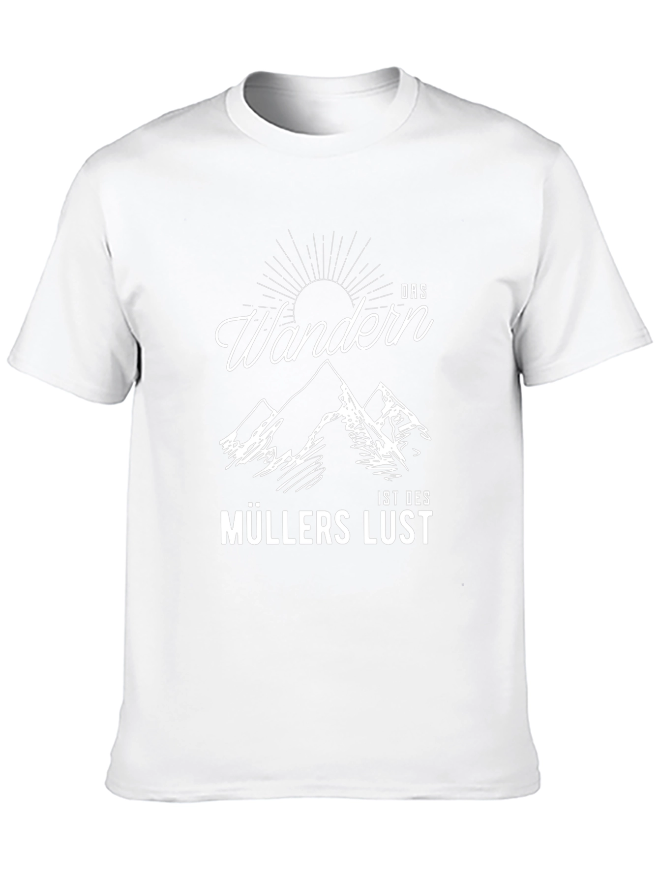 Das Wandern Müllers Lust Black T-Shirt