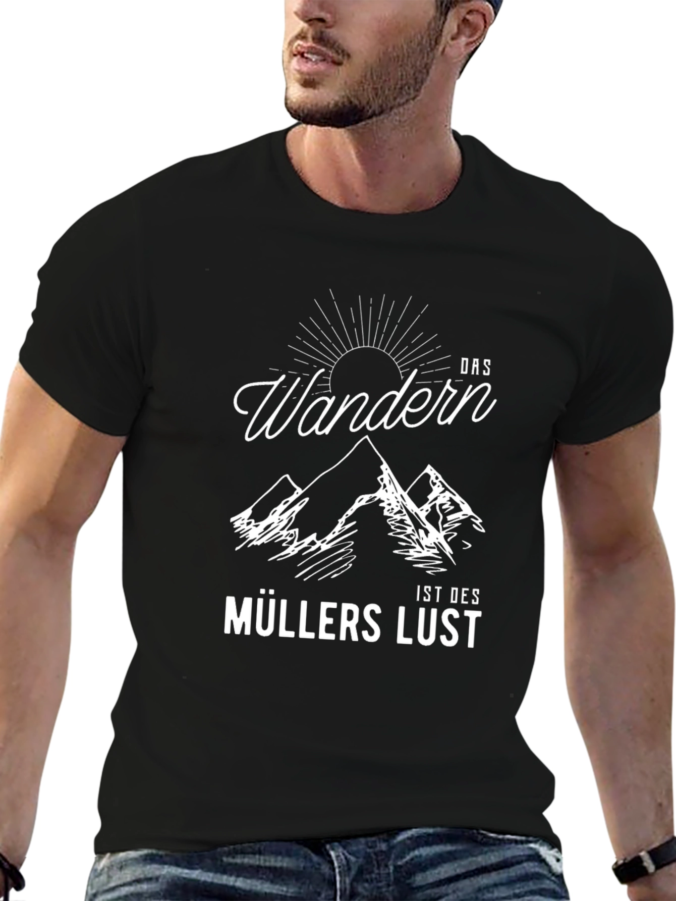 Das Wandern Müllers Lust Black T-Shirt