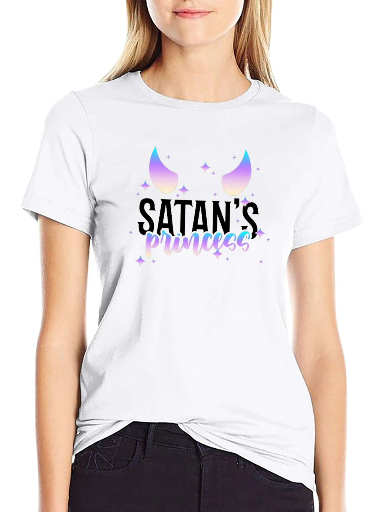 Satans Princess Graphic Tee - Black