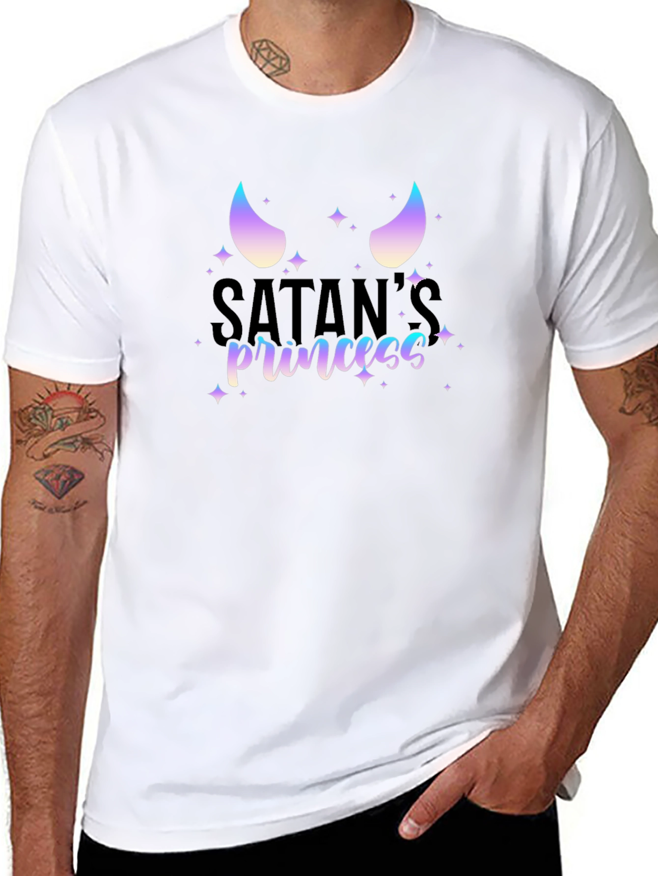 Satans Princess Graphic Tee - Black