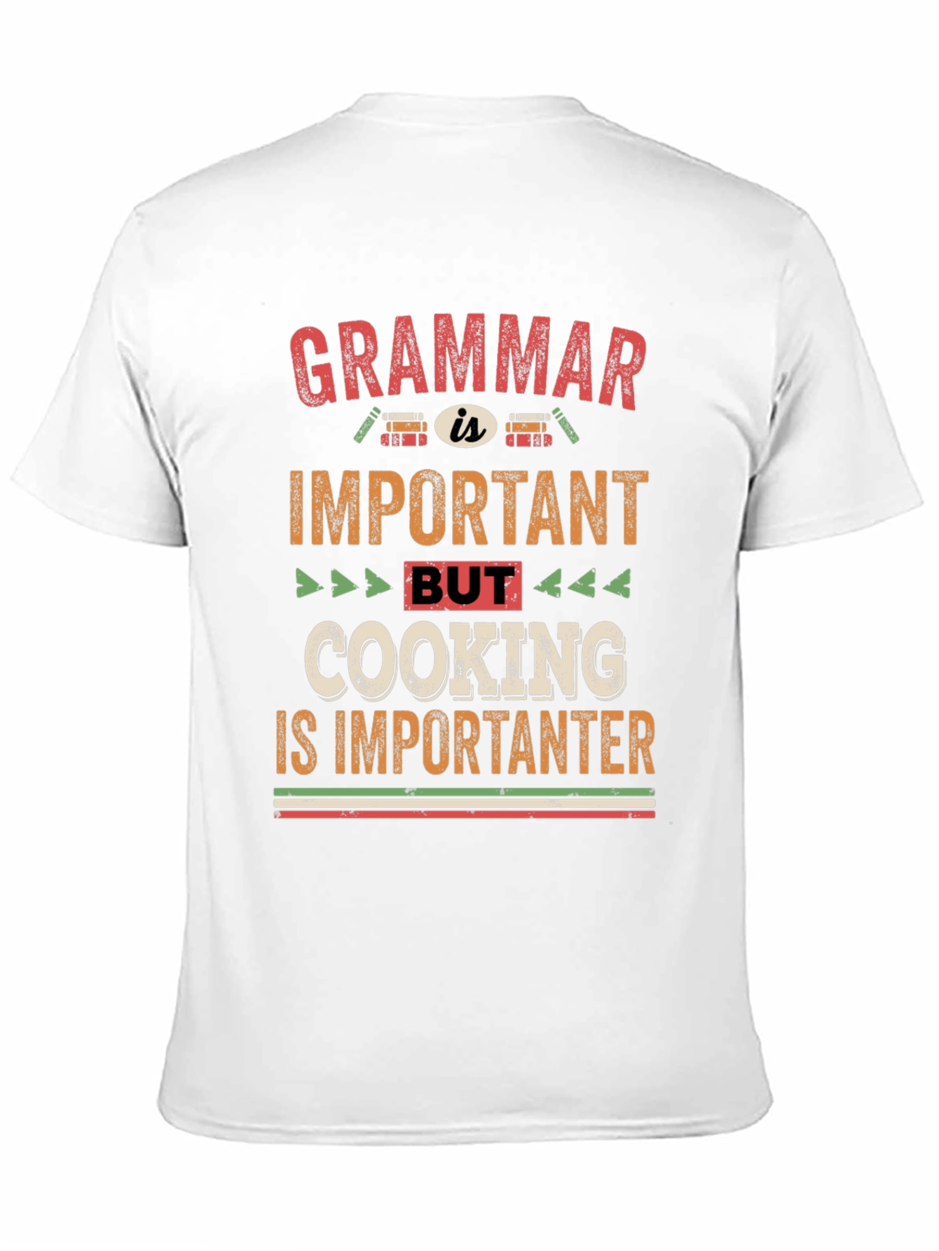 Grammar vs Cooking T-Shirt