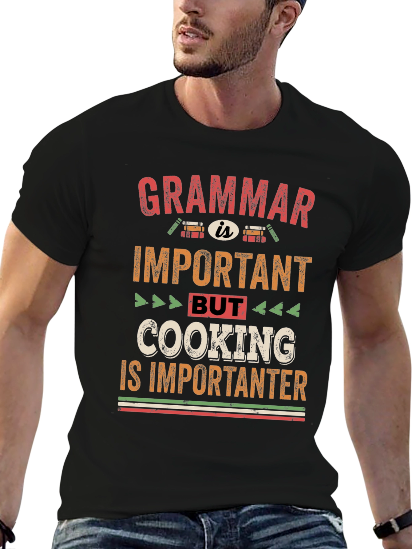 Grammar vs Cooking T-Shirt