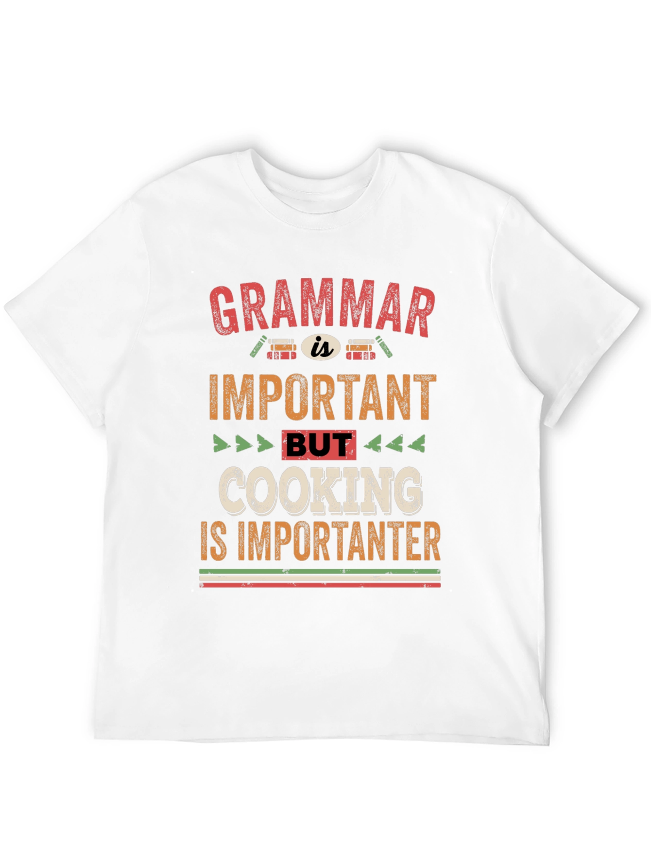 Grammar vs Cooking T-Shirt