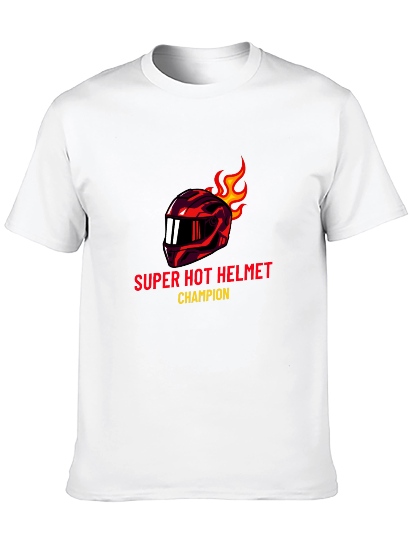 Super Hot Helmet Champion Black T-Shirt