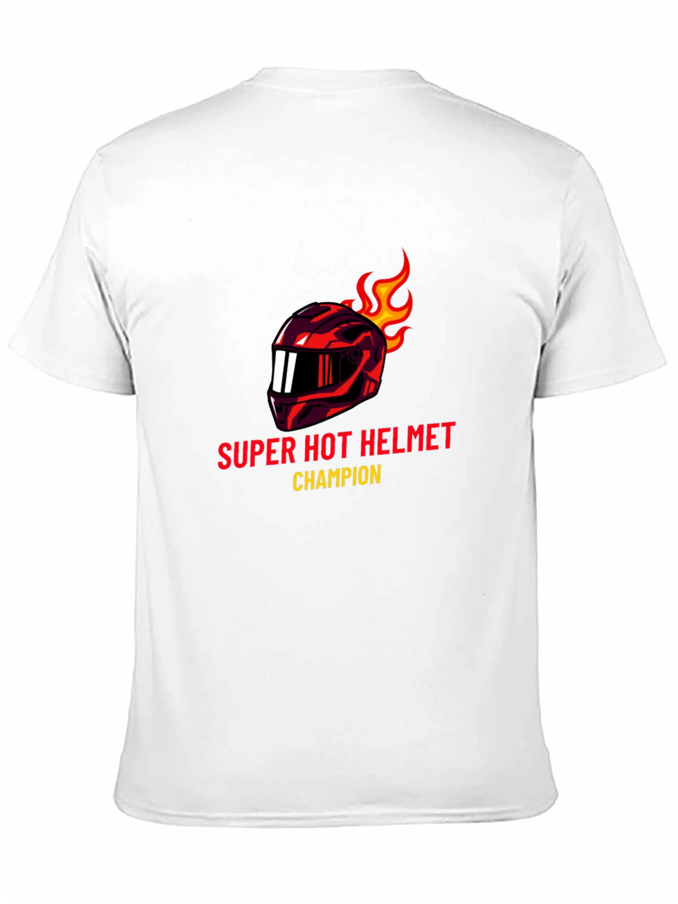 Super Hot Helmet Champion Black T-Shirt