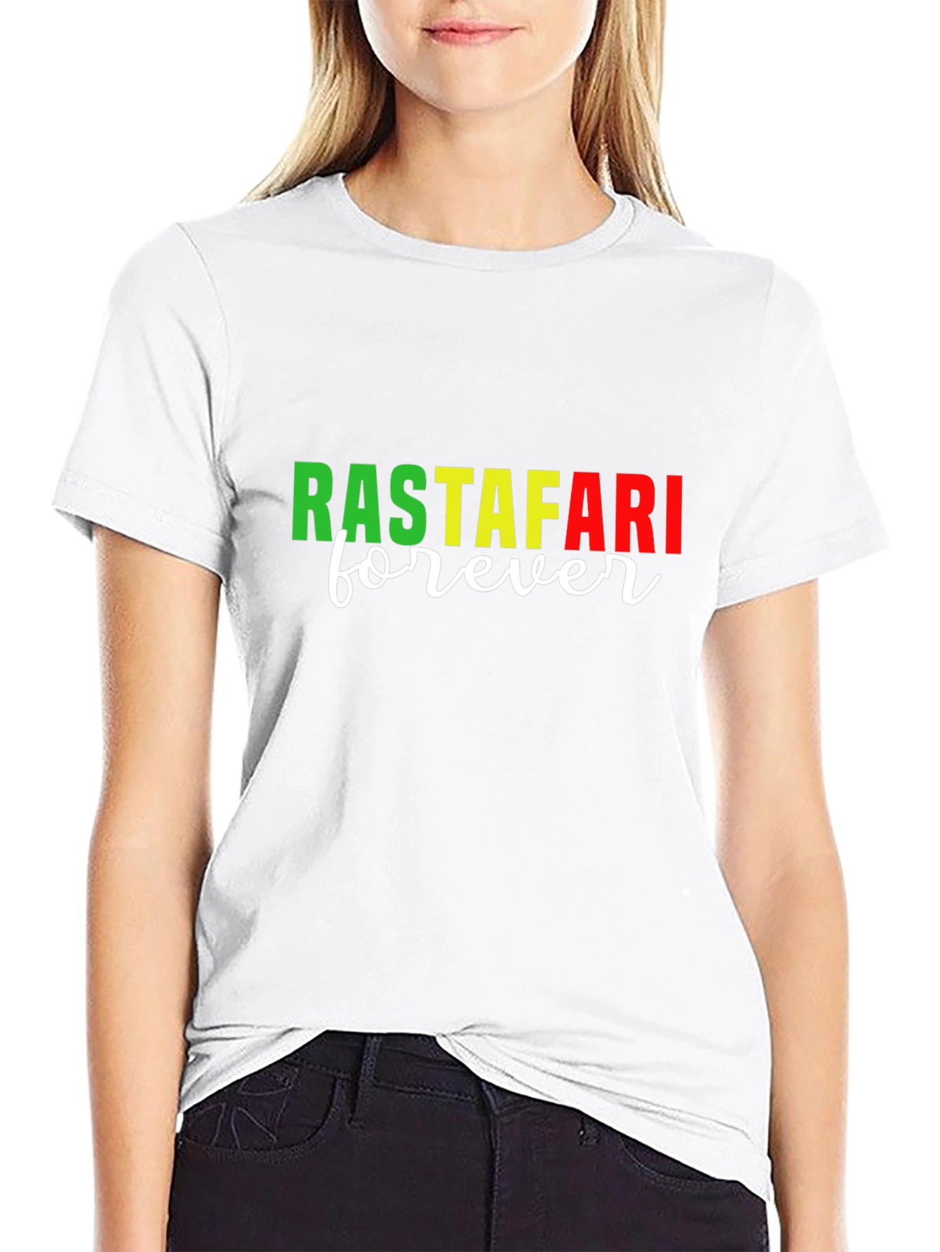 Rastafari Forever Black T-Shirt