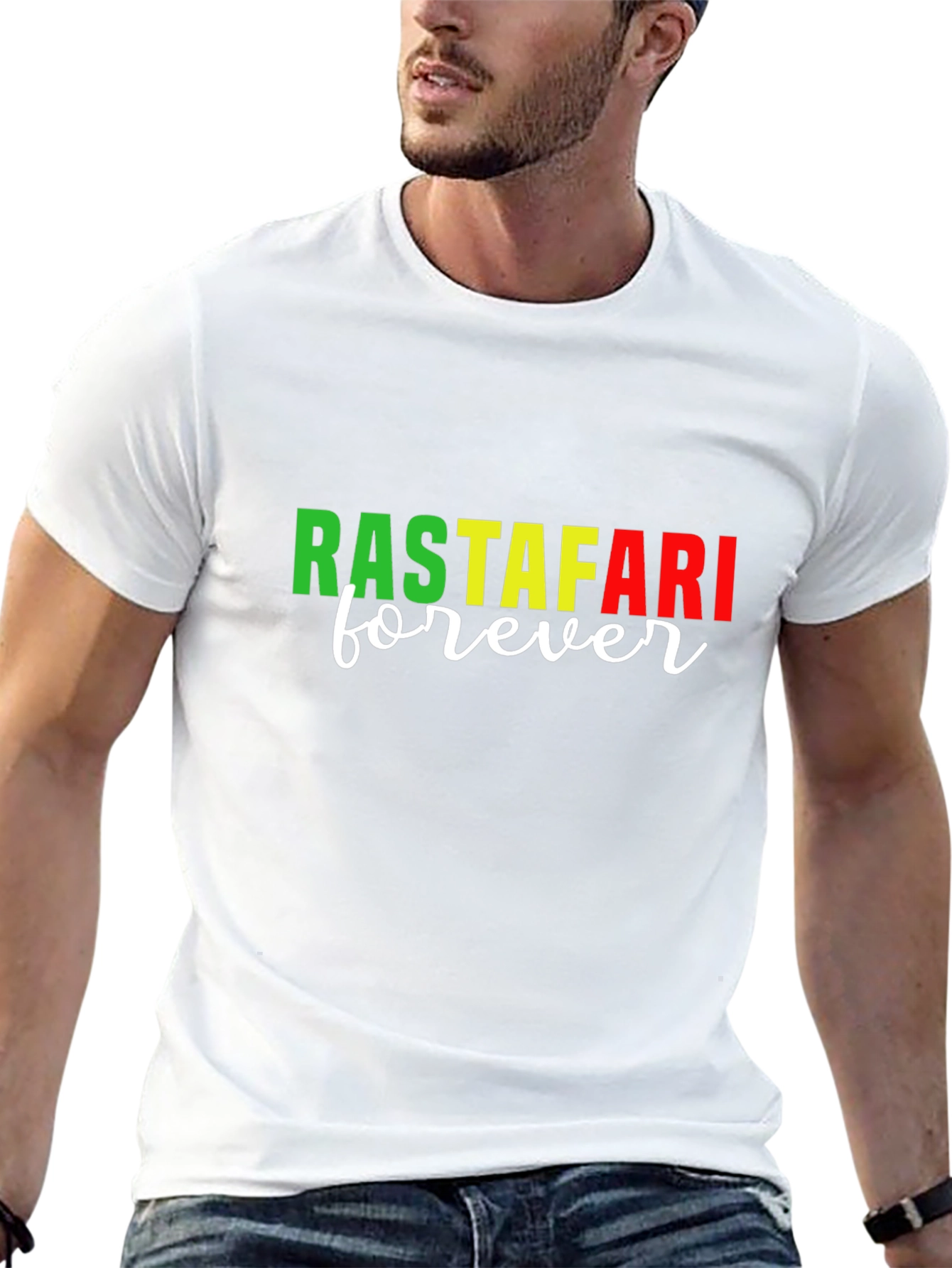 Rastafari Forever Black T-Shirt