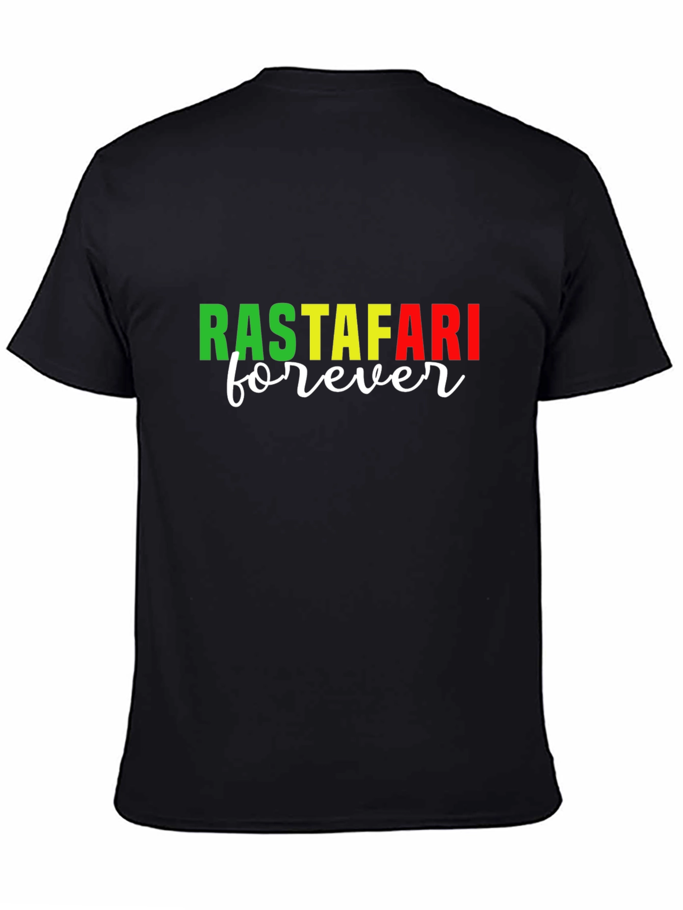 Rastafari Forever Black T-Shirt