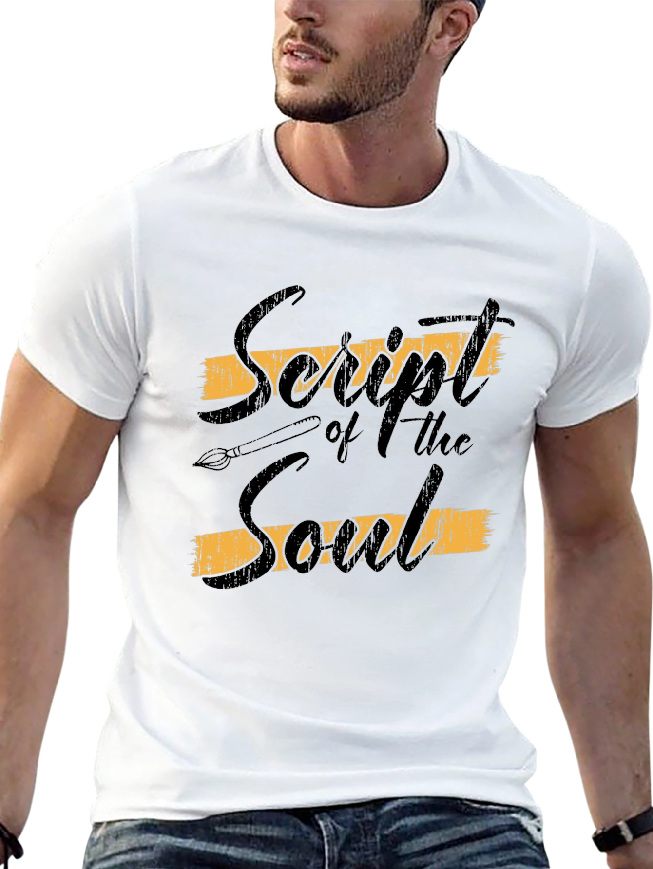 Script of the Soul Black Graphic Tee