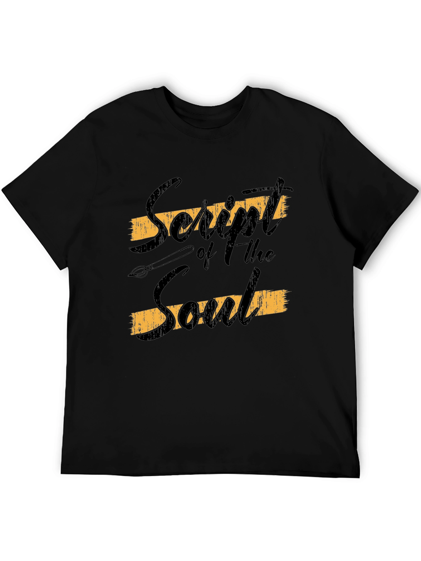 Script of the Soul Black Graphic Tee