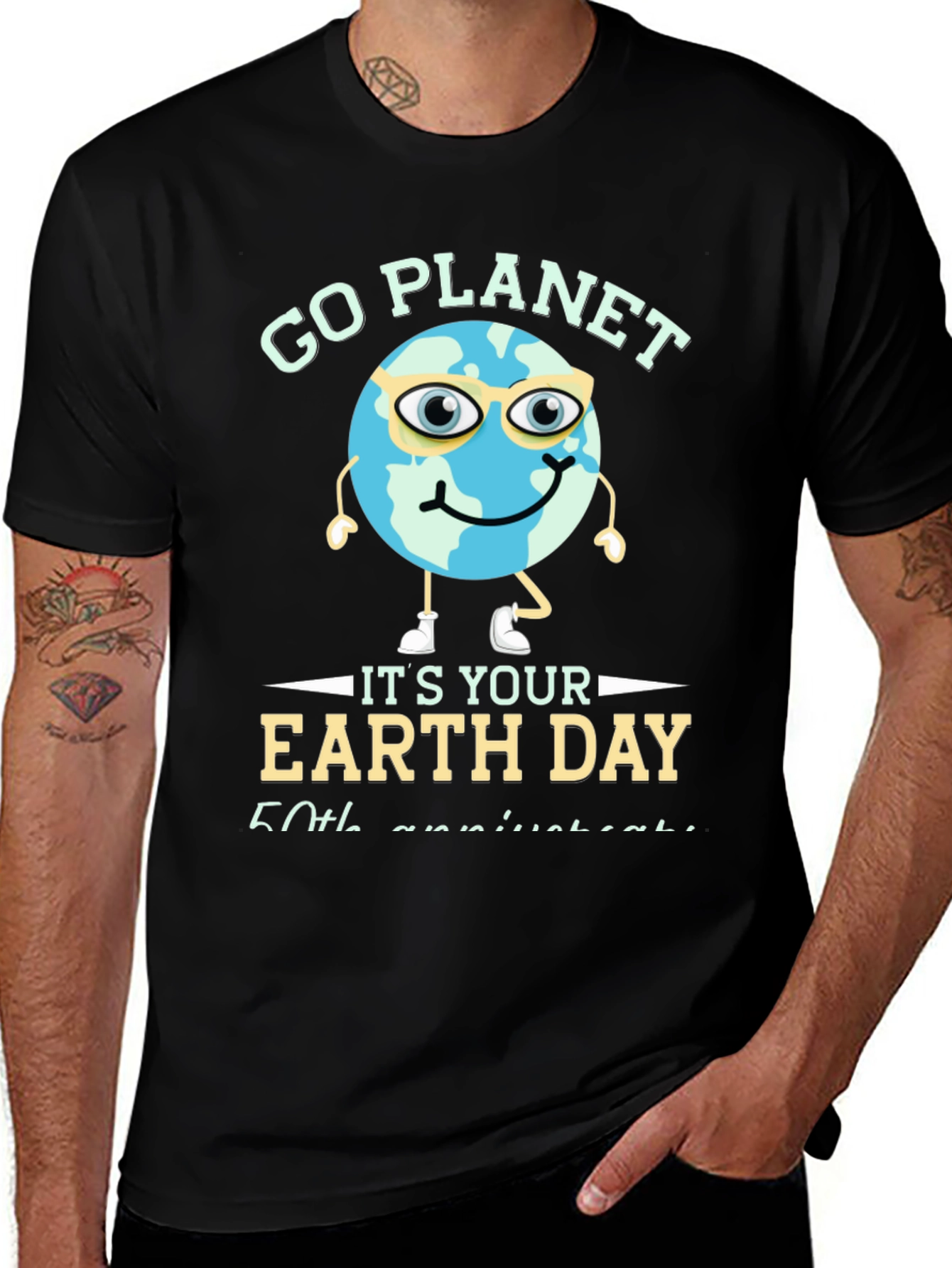 Go Planet Earth Day 50th Anniversary T-Shirt