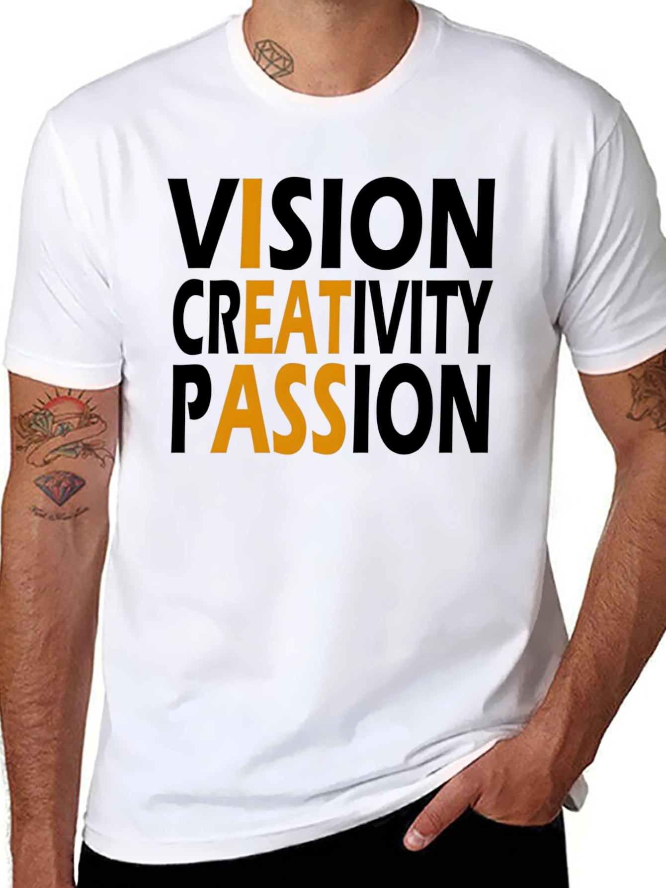 Vision Creativity Passion Graphic T-Shirt