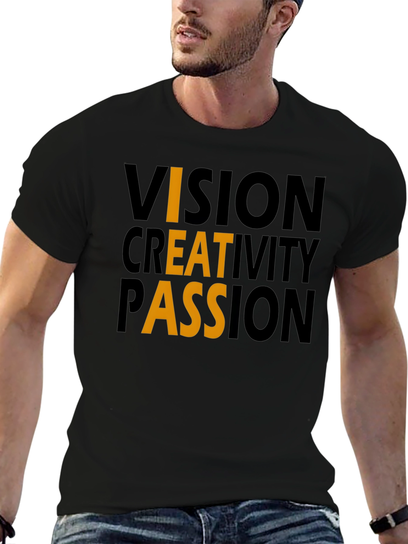 Vision Creativity Passion Graphic T-Shirt