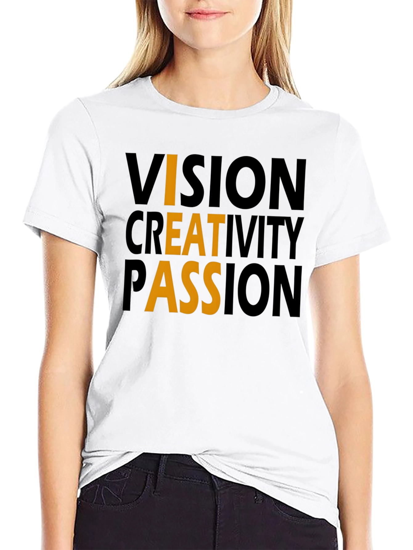 Vision Creativity Passion Graphic T-Shirt