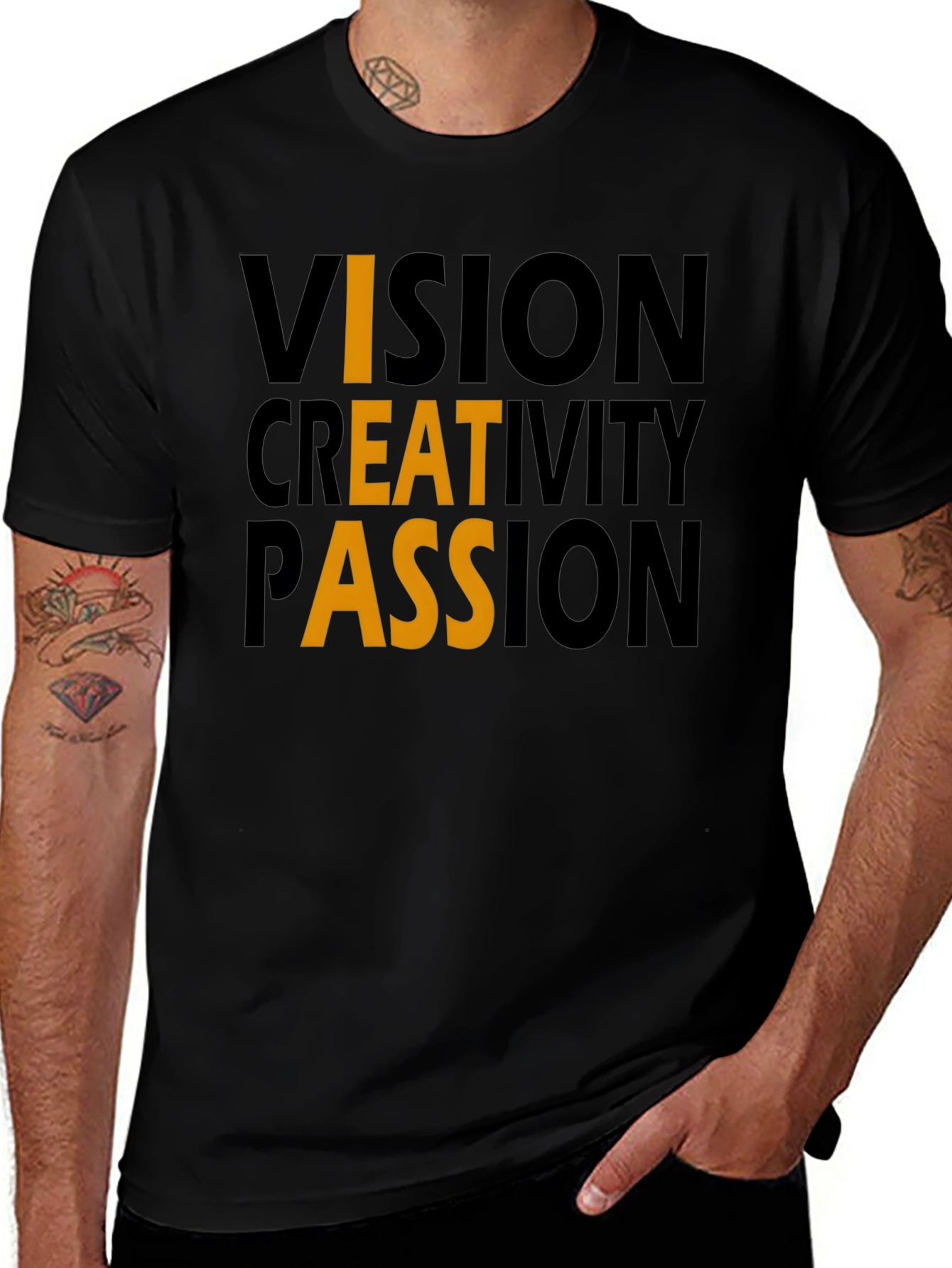 Vision Creativity Passion Graphic T-Shirt