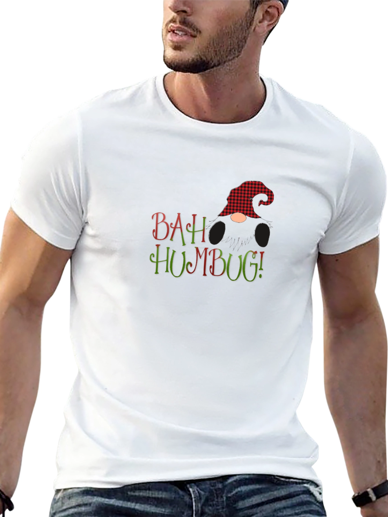 Bah Humbug Gnome Christmas T-Shirt