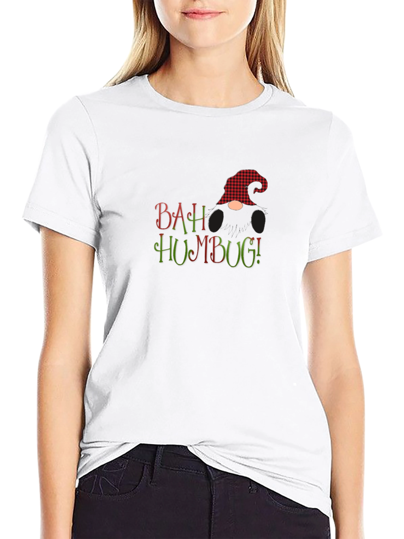 Bah Humbug Gnome Christmas T-Shirt