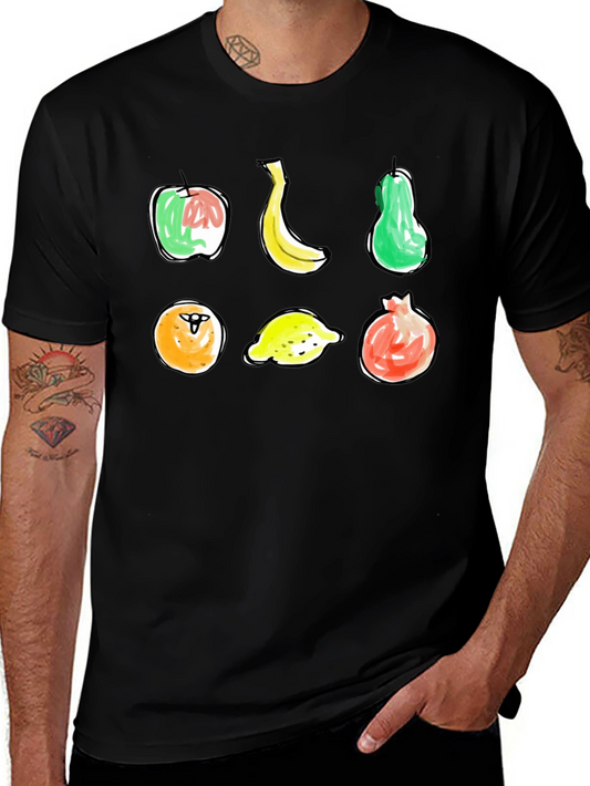 Fun Fruit Sketch T-Shirt