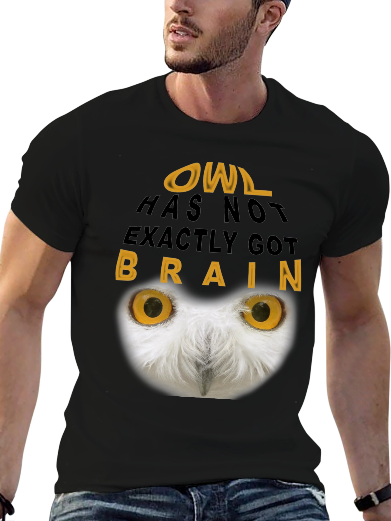 Owl Brain T-Shirt - Funny Graphic Tee