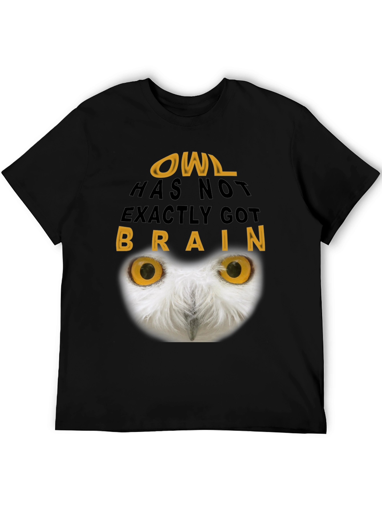 Owl Brain T-Shirt - Funny Graphic Tee