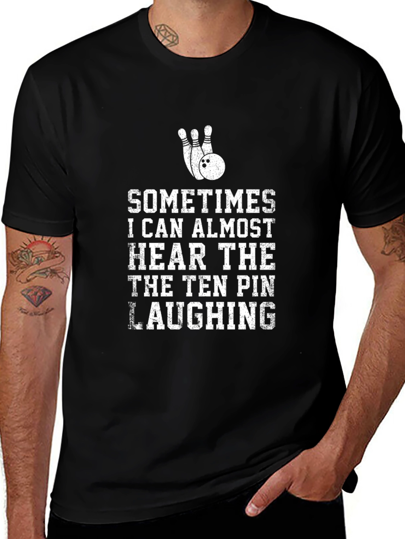 Bowling T-Shirt: Sometimes I Can Almost Hear
