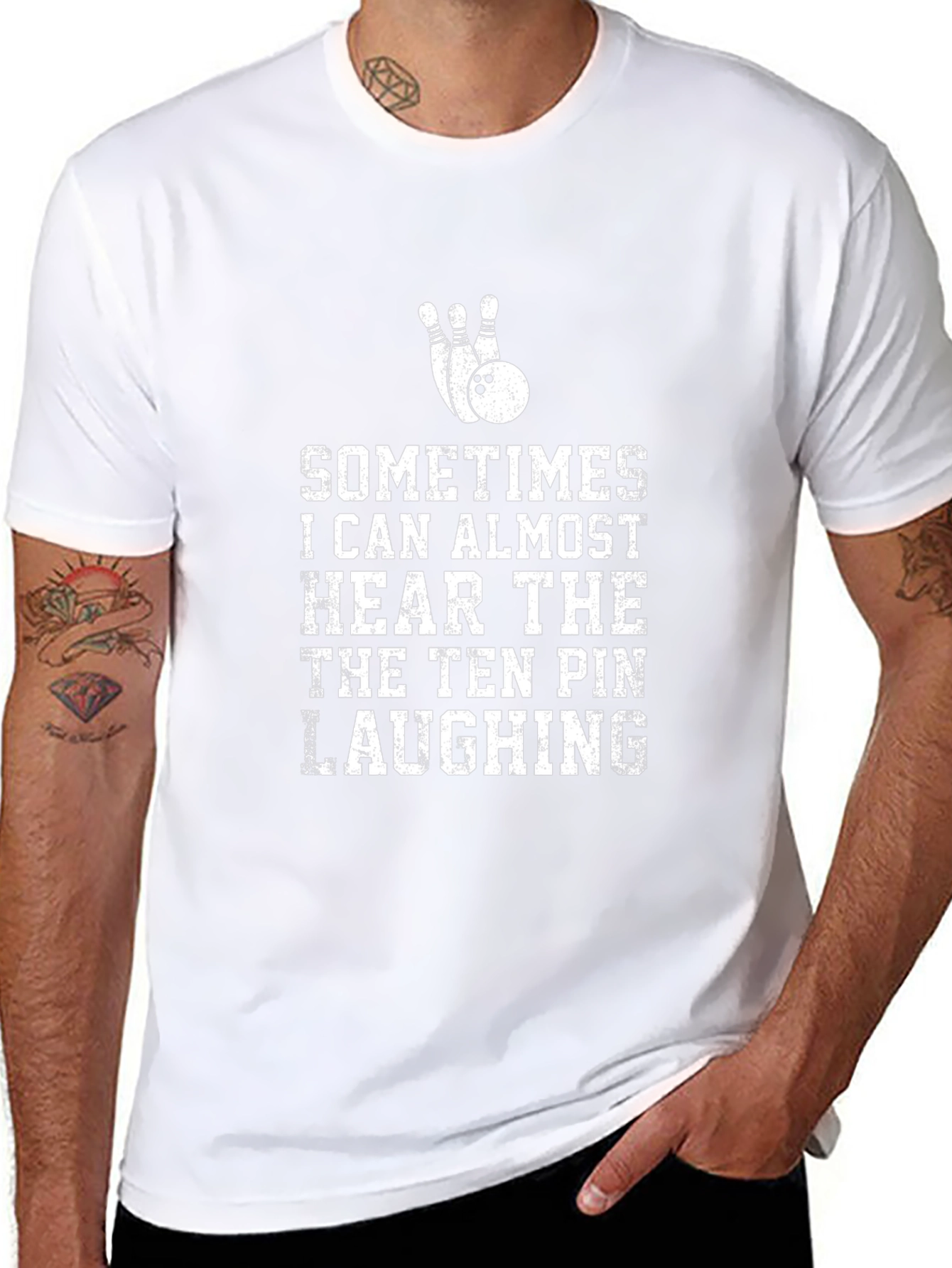 Bowling T-Shirt: Sometimes I Can Almost Hear