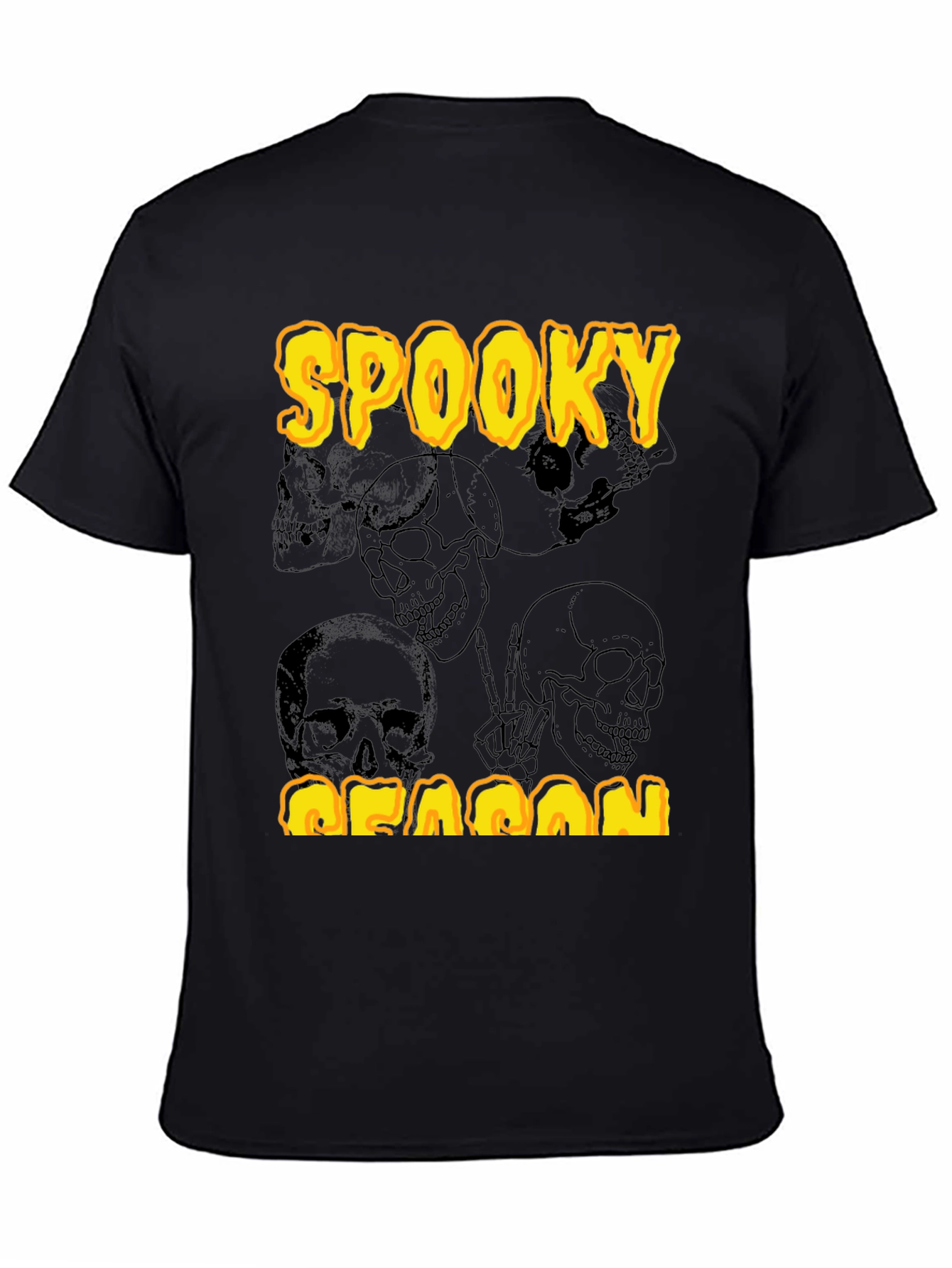 Spooky Season Graphic Tee - Halloween Style