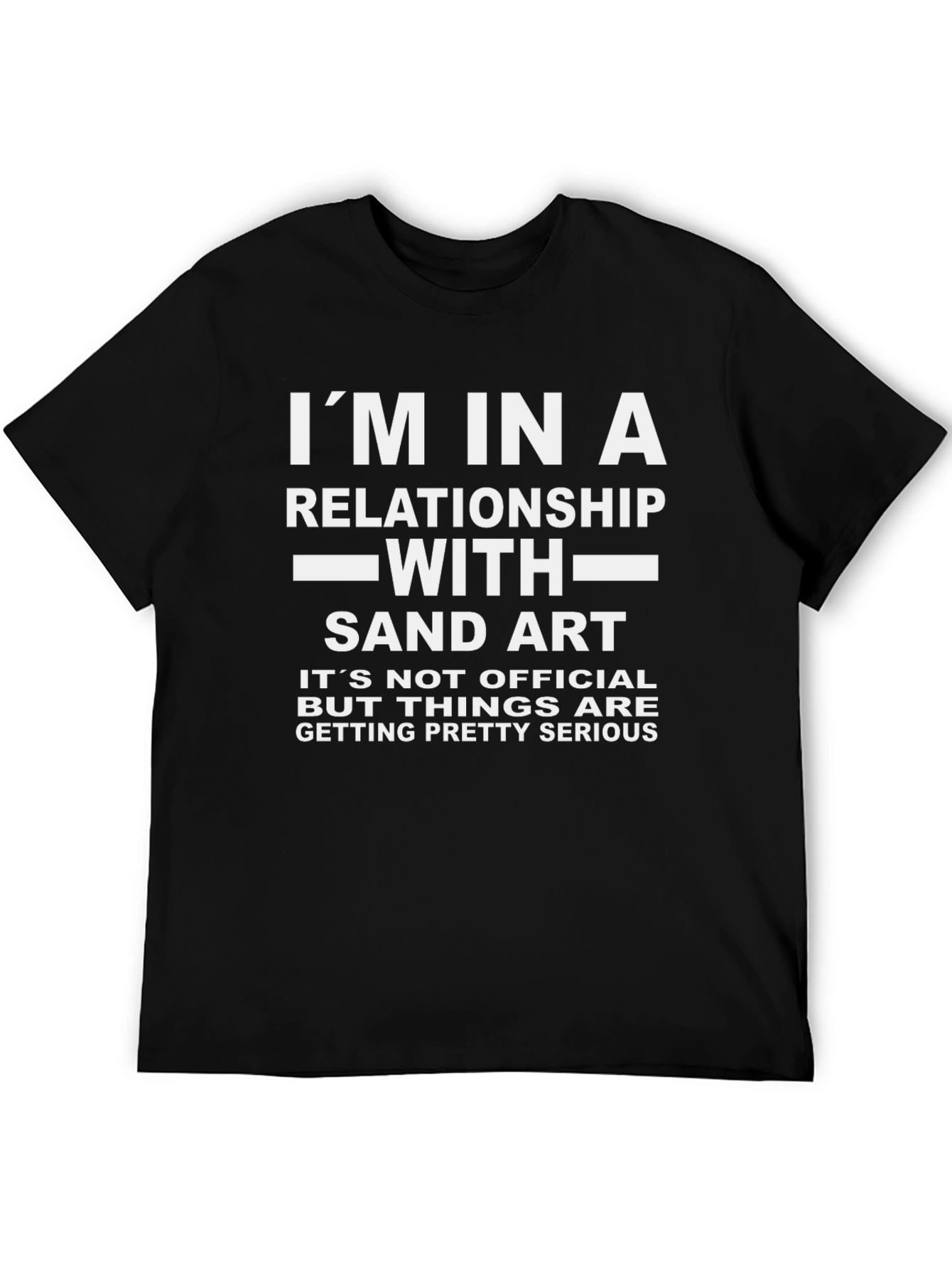 Sand Art Relationship T-Shirt Funny Gift