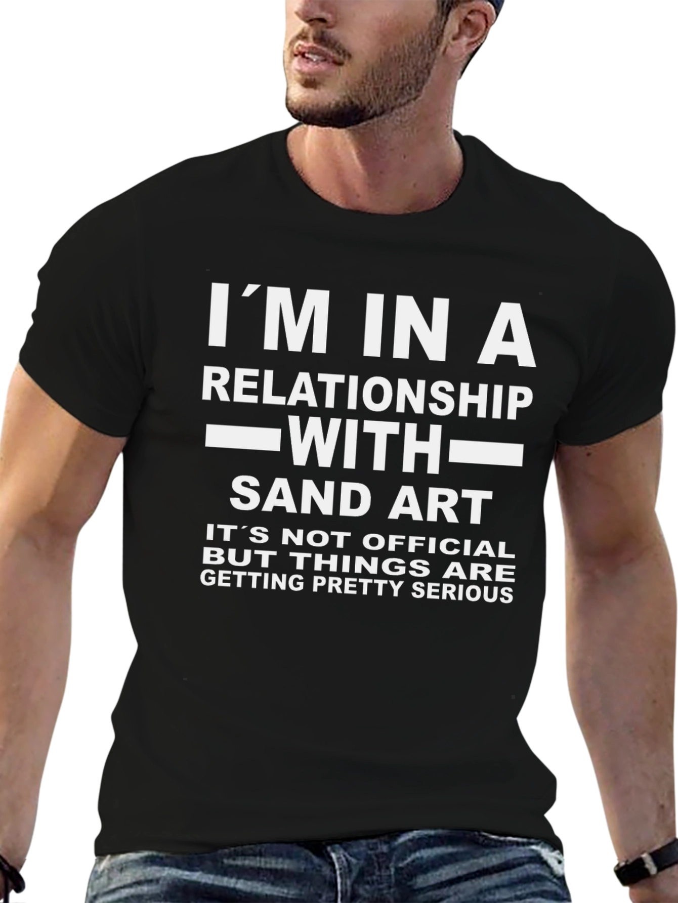 Sand Art Relationship T-Shirt Funny Gift