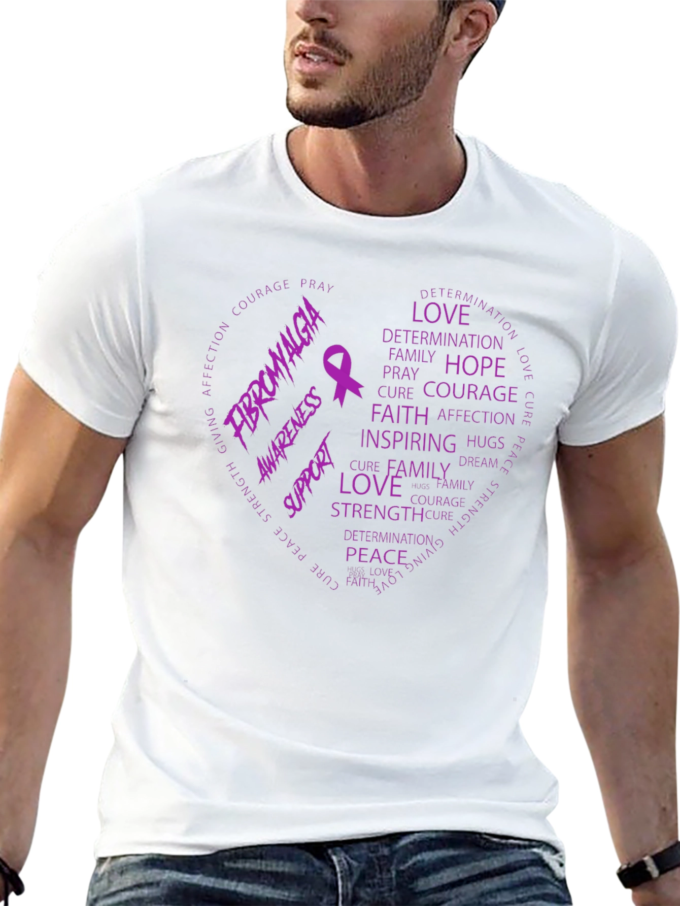 Fibromyalgia Awareness Support T-Shirt