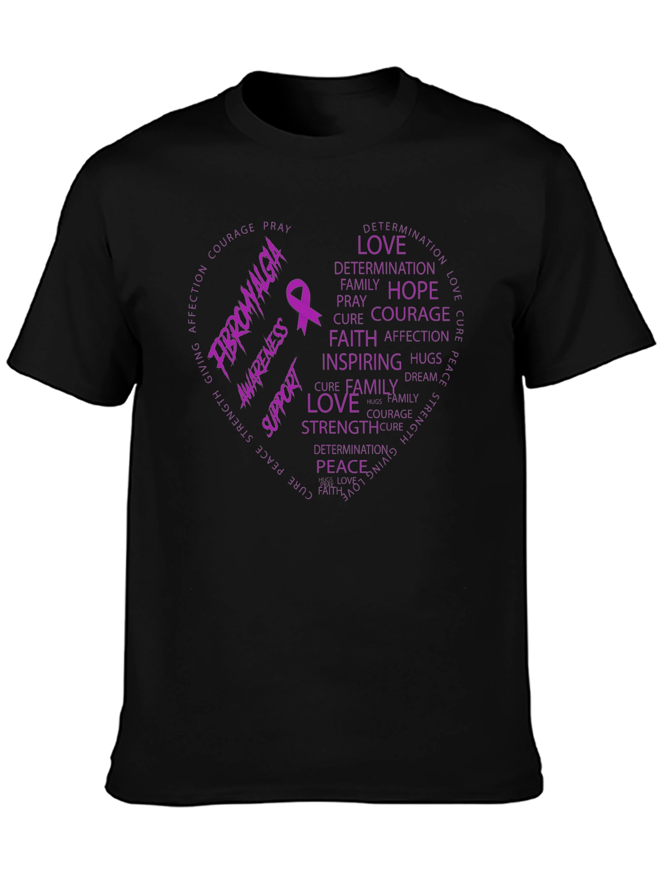 Fibromyalgia Awareness Support T-Shirt