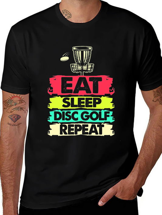 Eat Sleep Disc Golf Repeat T-Shirt