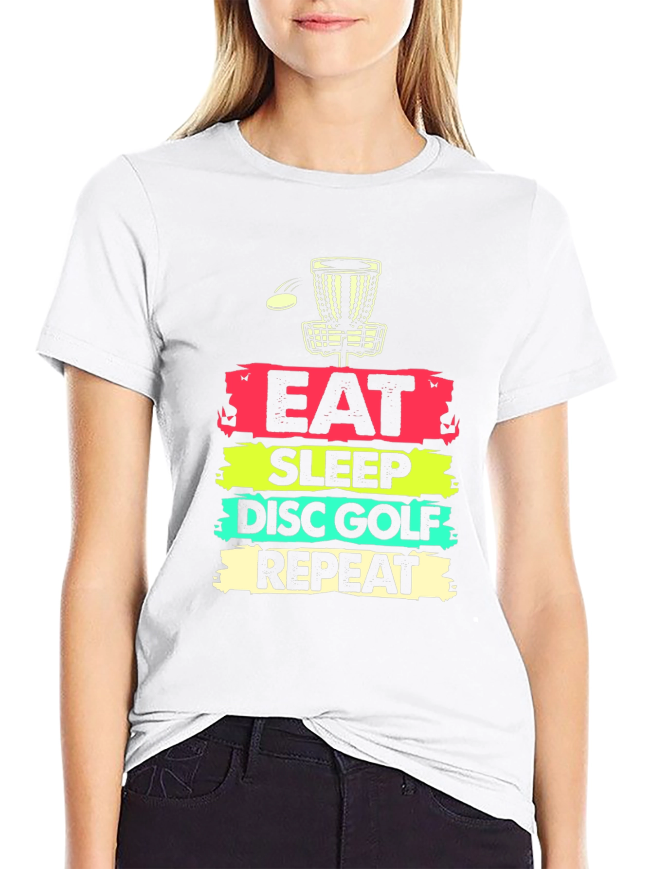 Eat Sleep Disc Golf Repeat T-Shirt