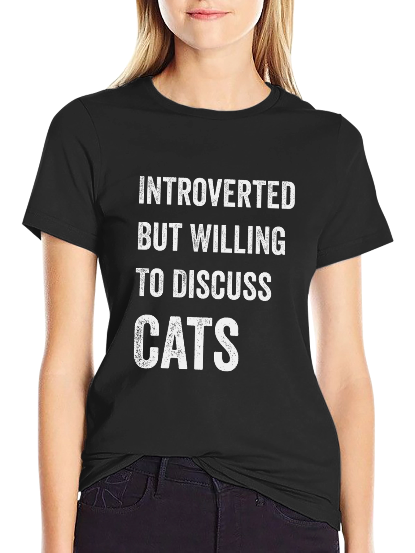 Introverted Cat Lover T-Shirt