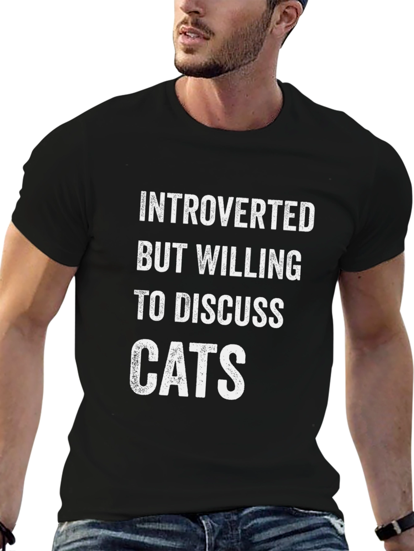 Introverted Cat Lover T-Shirt