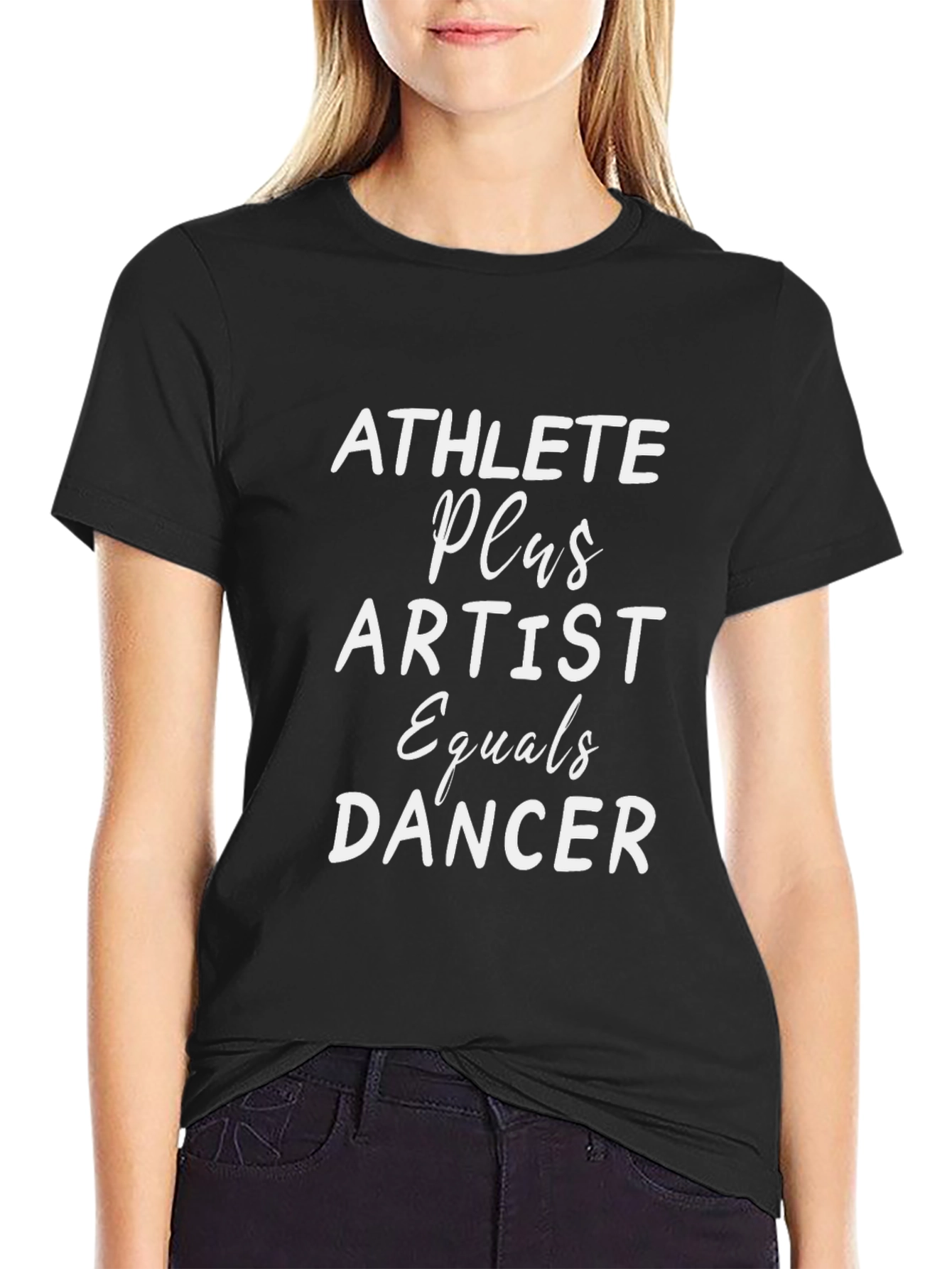 Athlete Plus Artist Equals Dancer Graphic T-Shirt