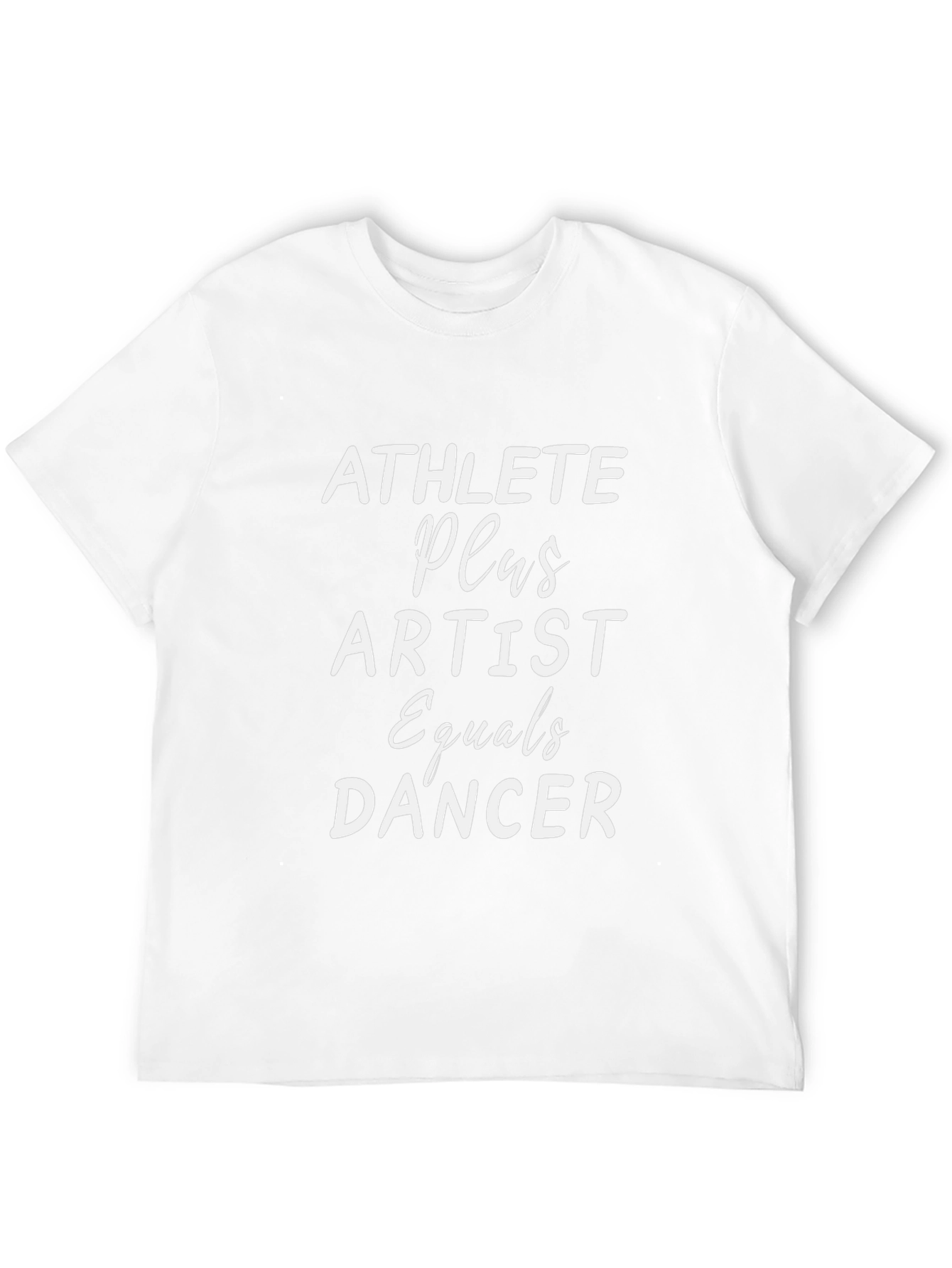Athlete Plus Artist Equals Dancer Graphic T-Shirt