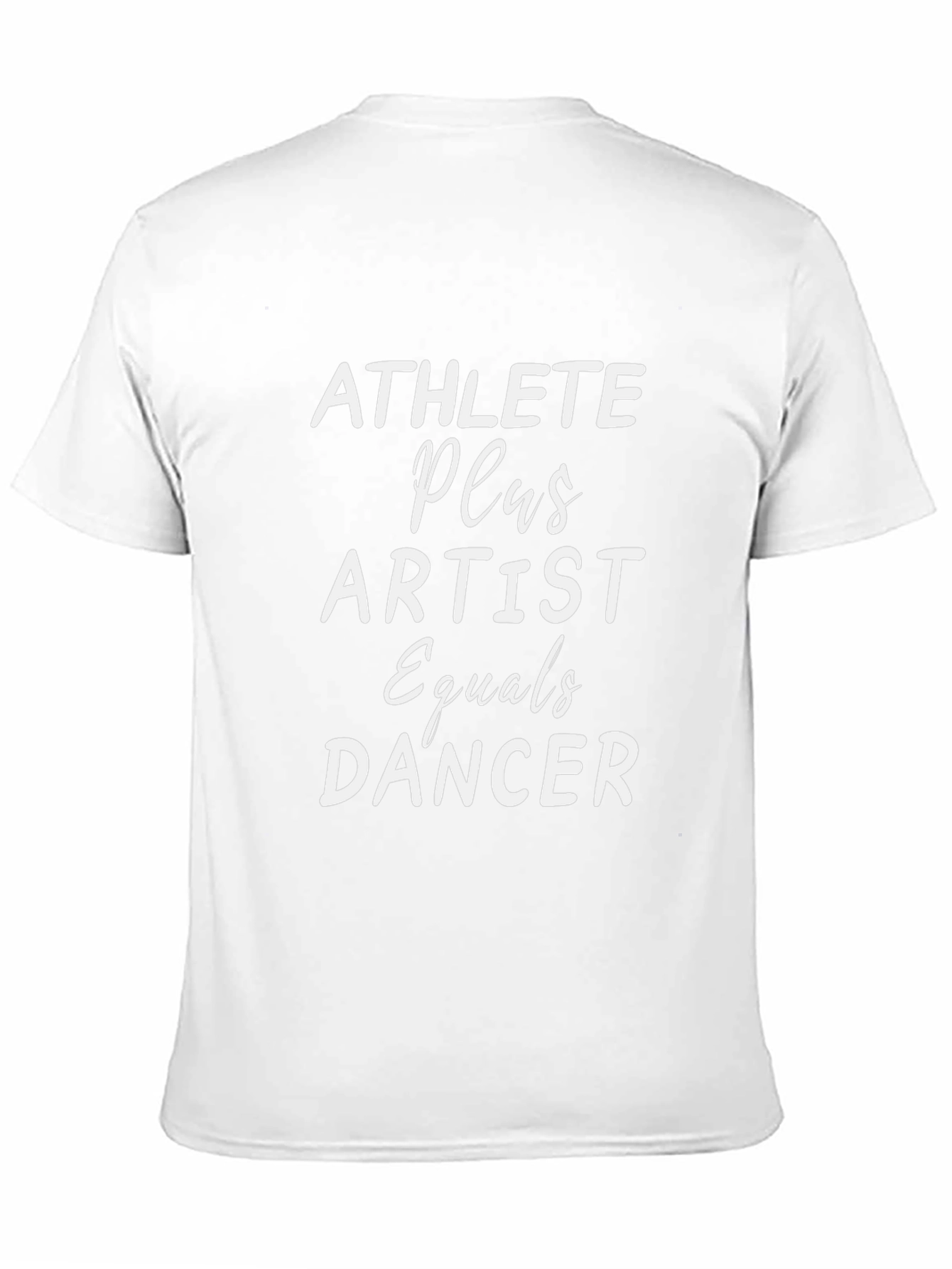 Athlete Plus Artist Equals Dancer Graphic T-Shirt