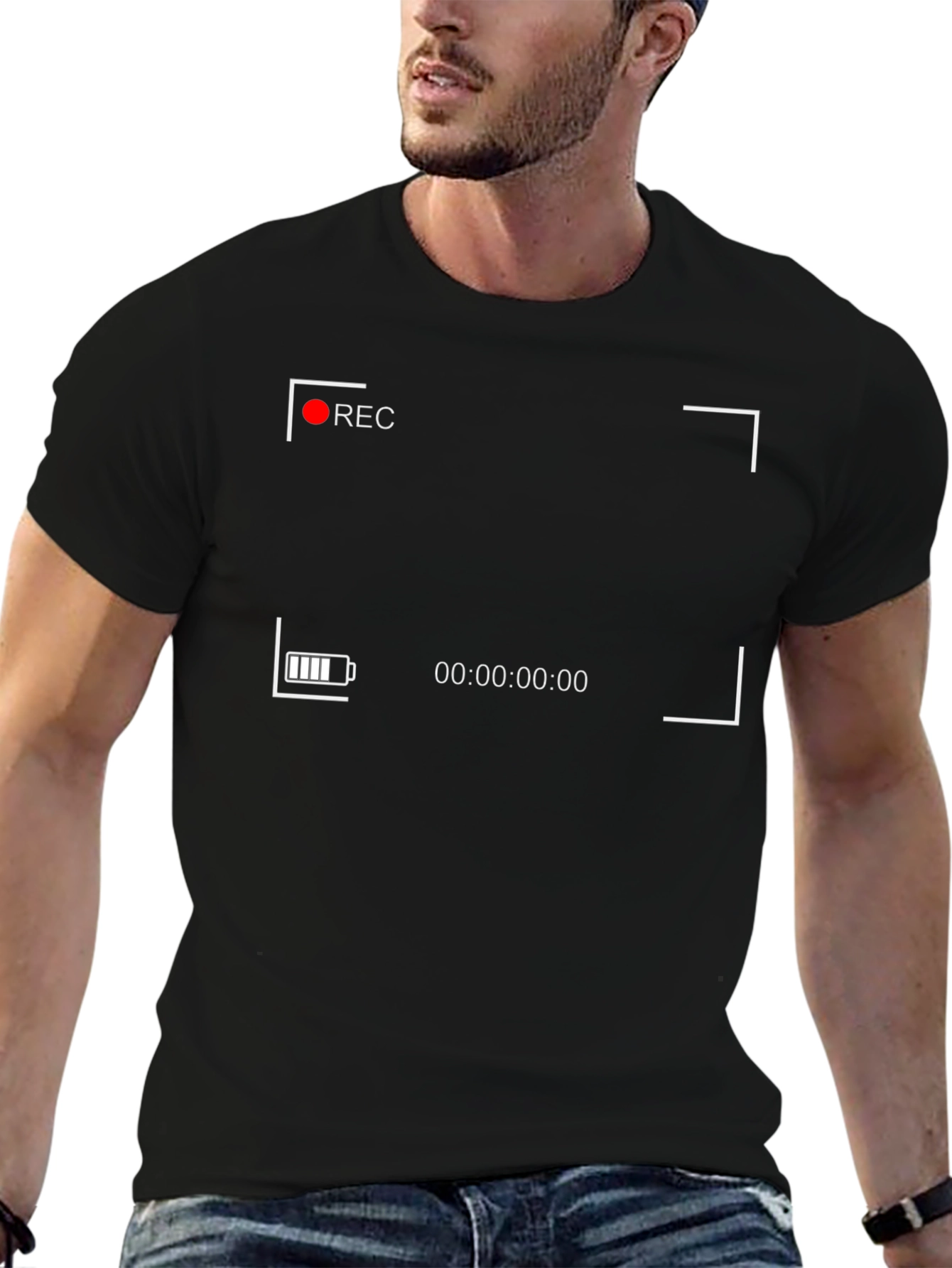 Recording Mode Black Tee