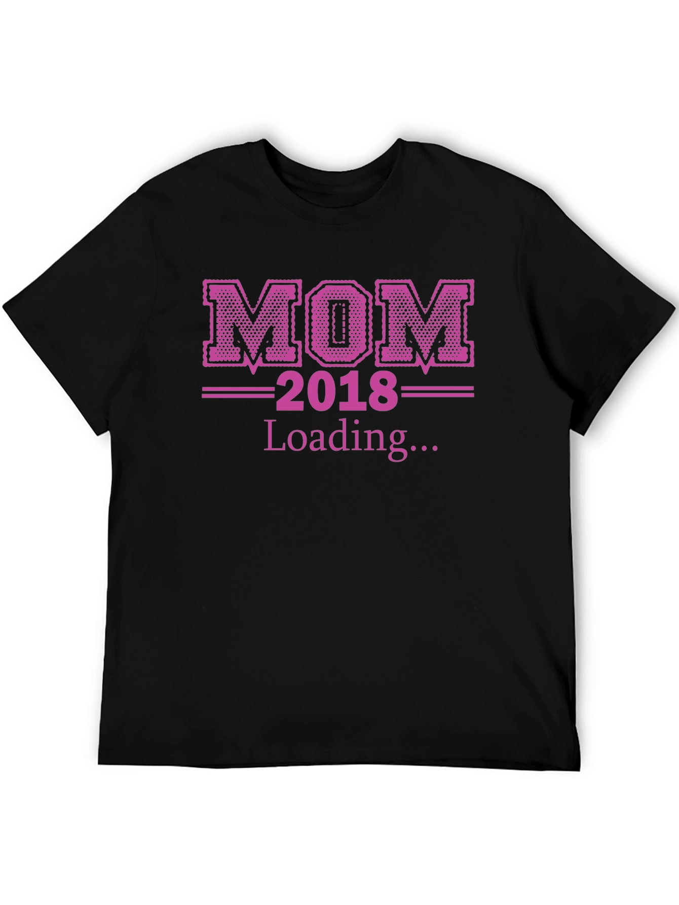 Mom 2018 Loading... T-Shirt Expecting Mother Tee
