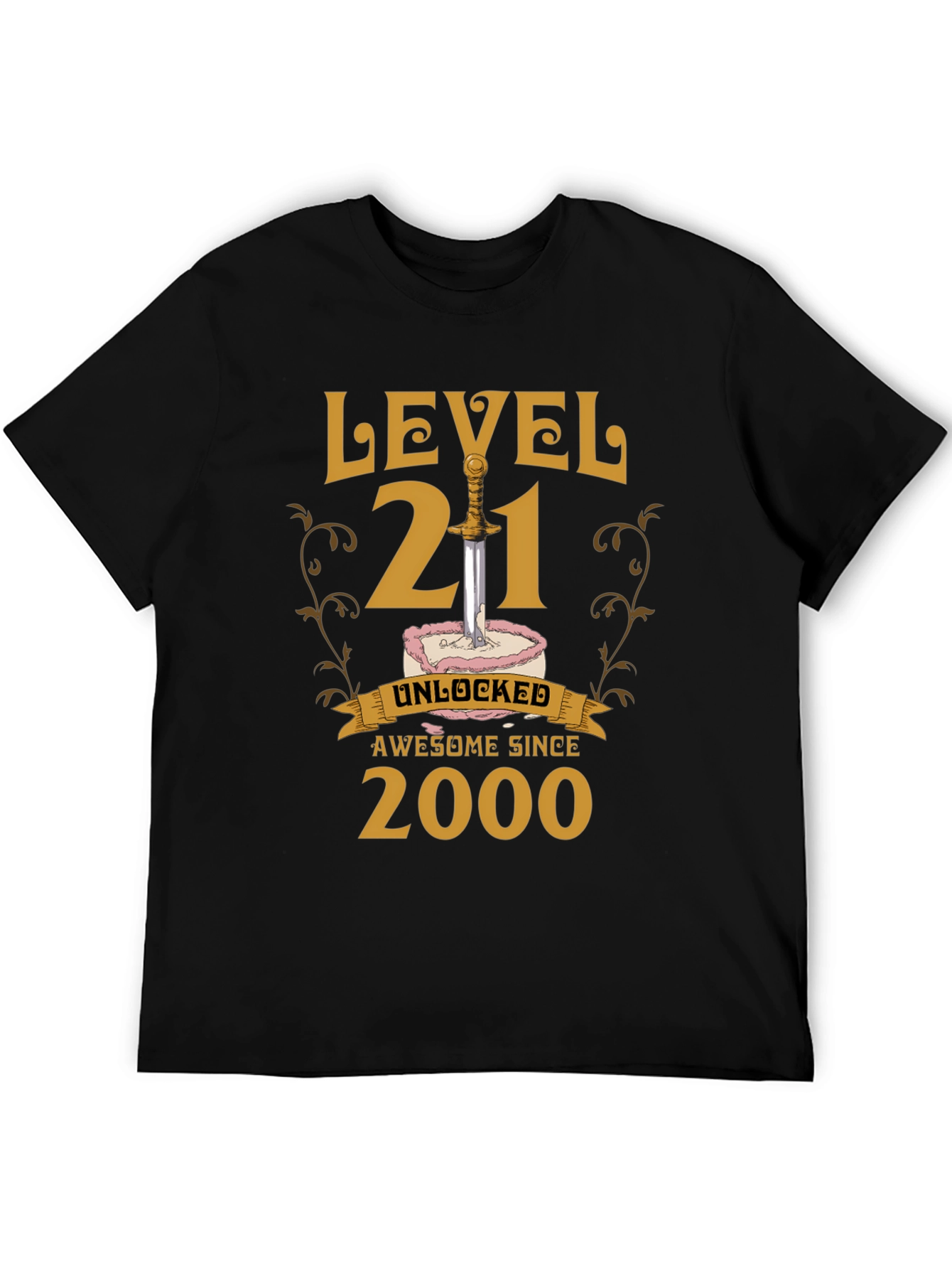 Level 21 Unlocked T-Shirt - Awesome Since 2000