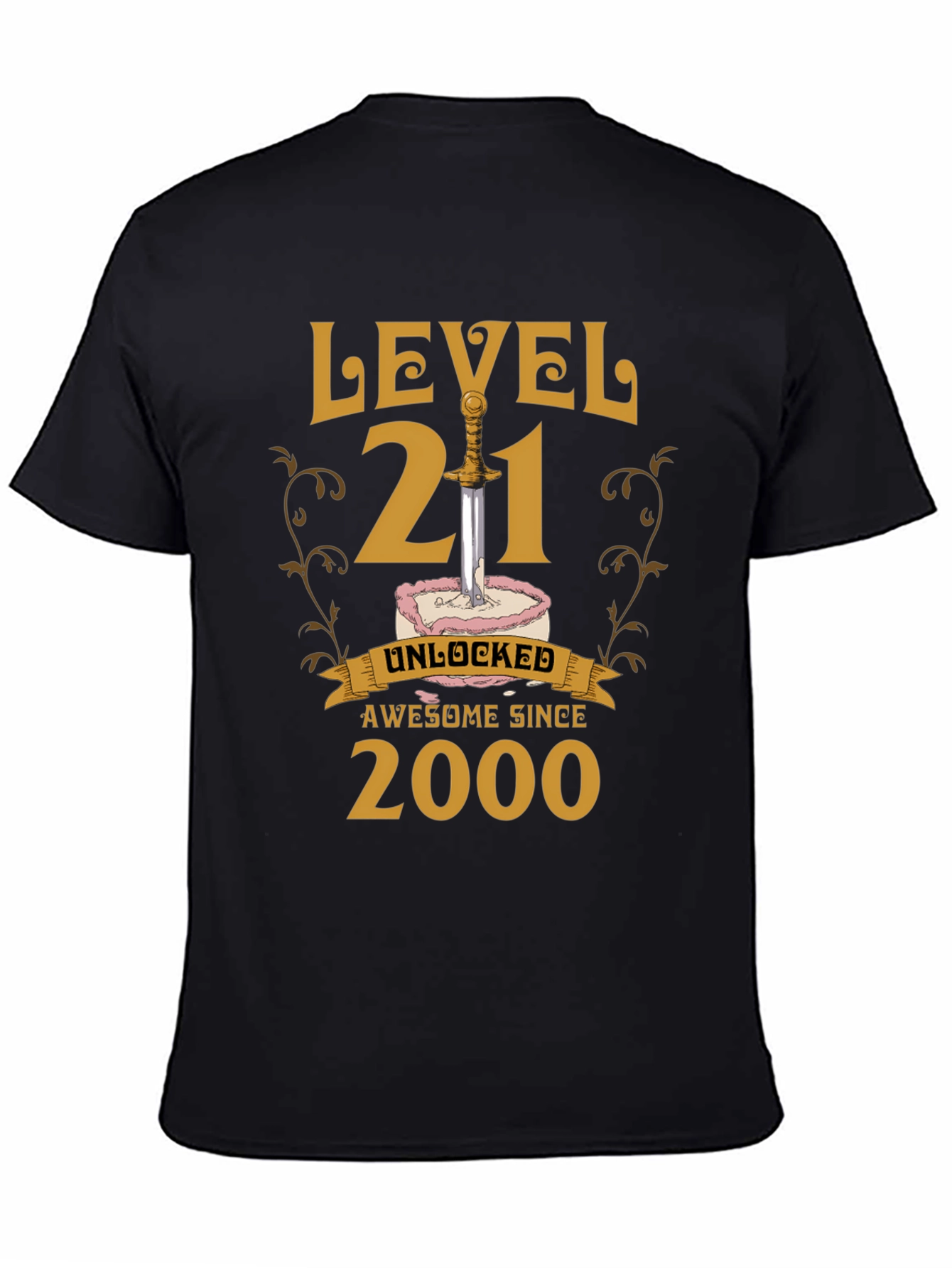 Level 21 Unlocked T-Shirt - Awesome Since 2000