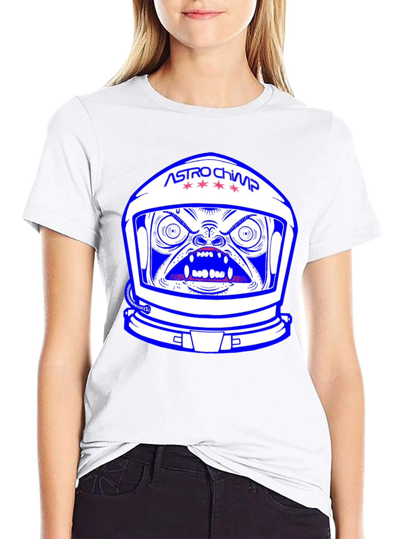 Astro Chimp T-Shirt - Space Monkey Graphic Tee