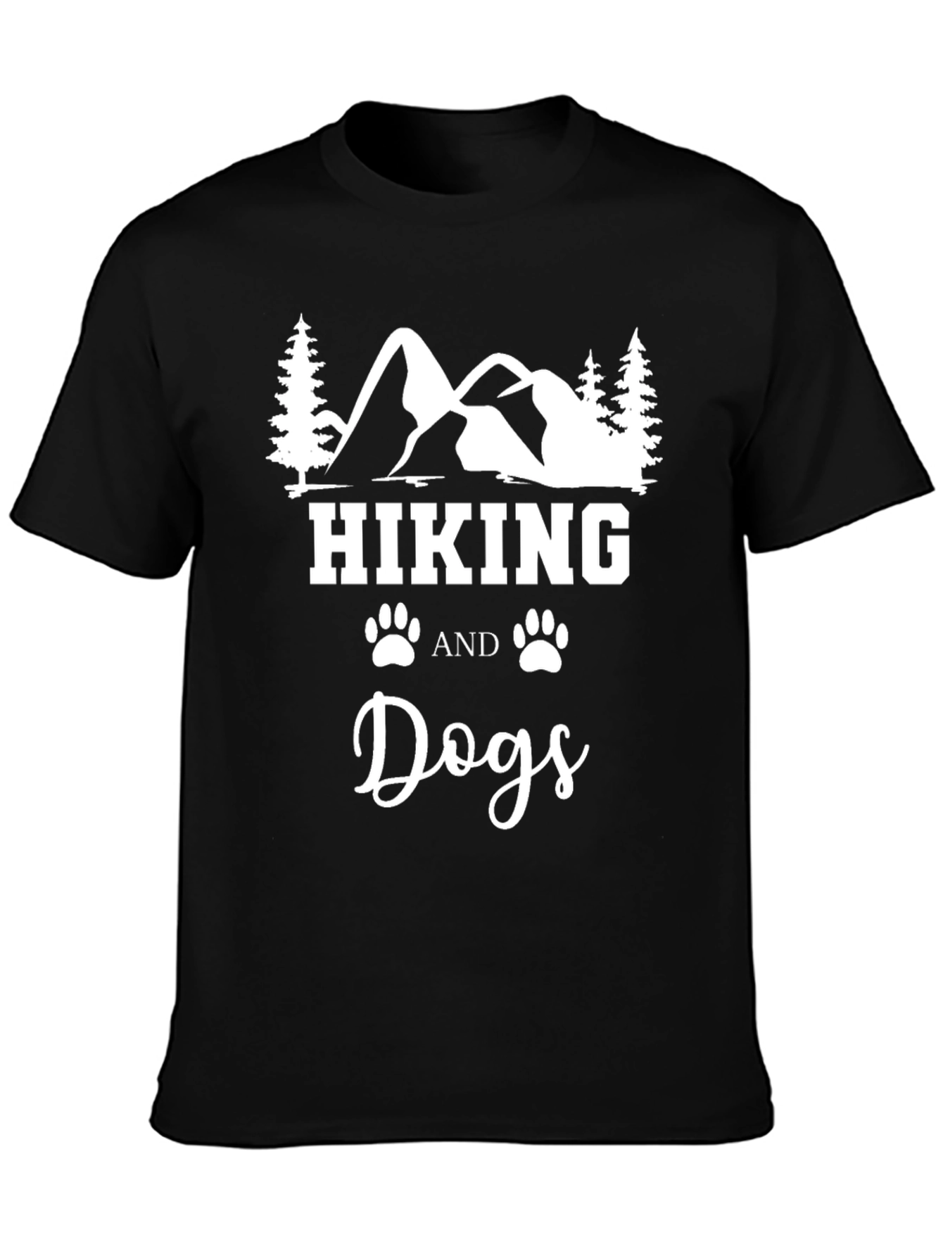 Hiking and Dogs T-Shirt - Outdoor Adventure Tee