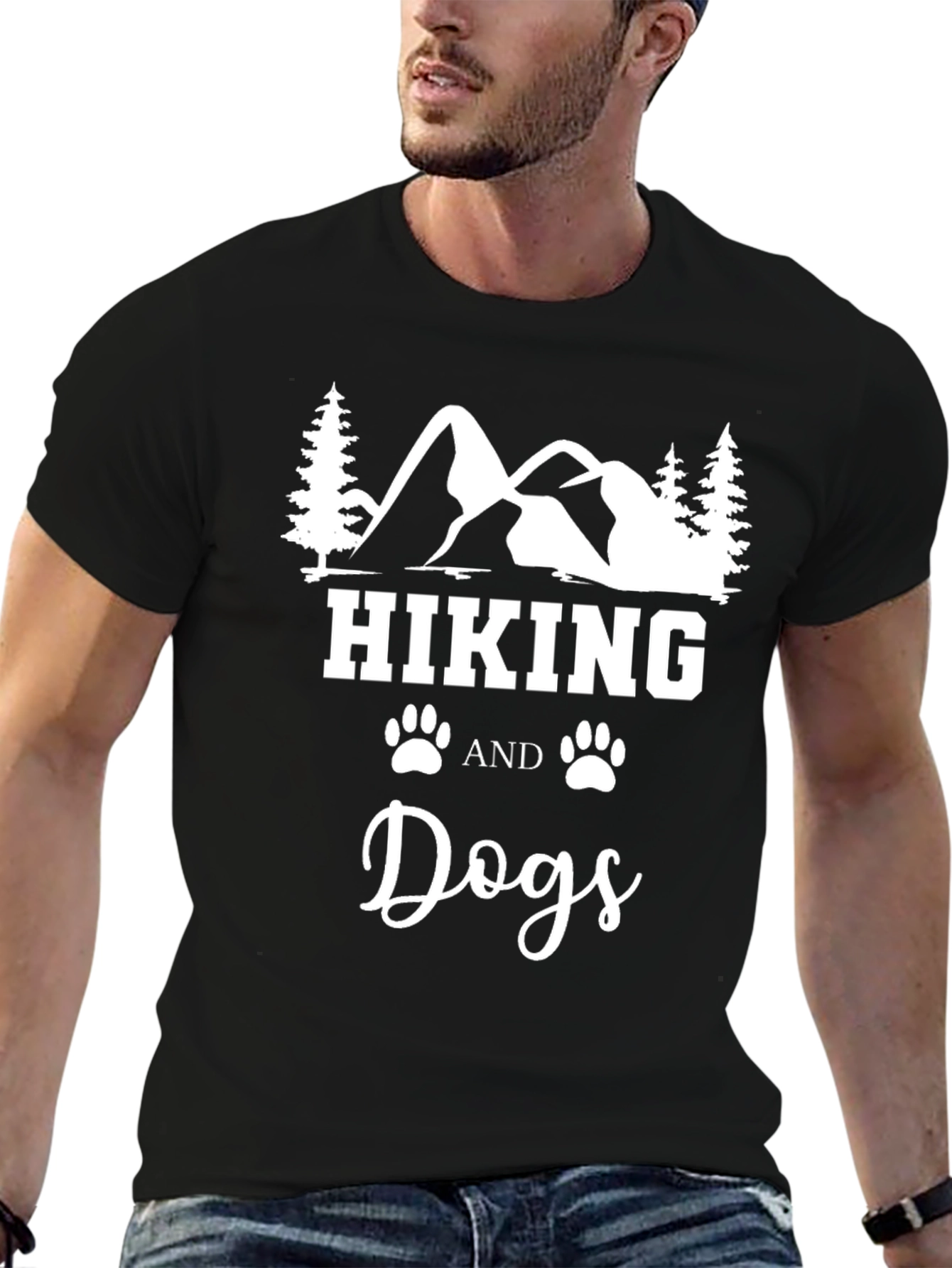 Hiking and Dogs T-Shirt - Outdoor Adventure Tee