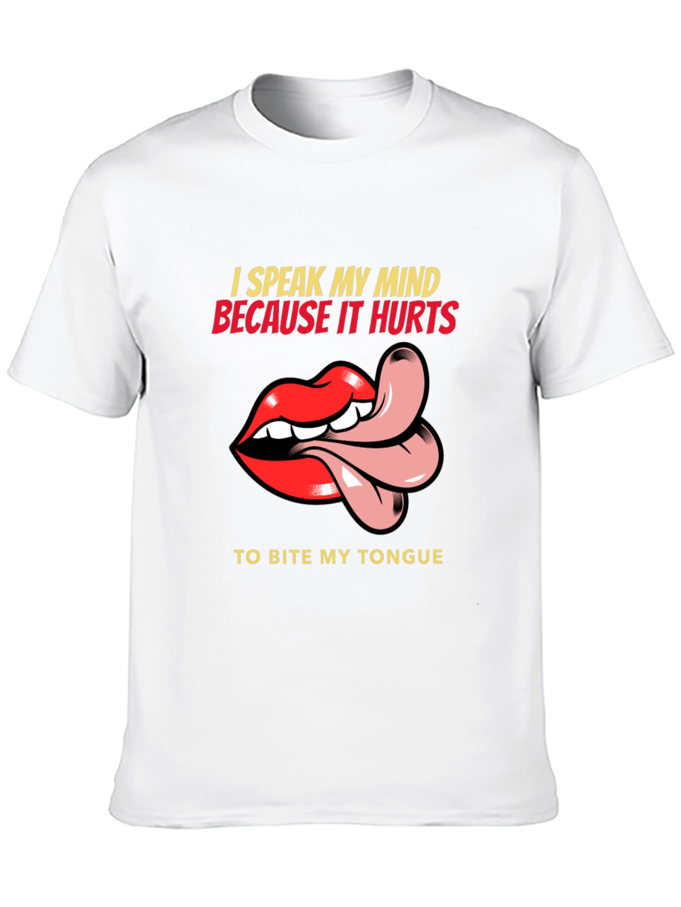 Speak My Mind Graphic Tee - Funny Statement Shirt