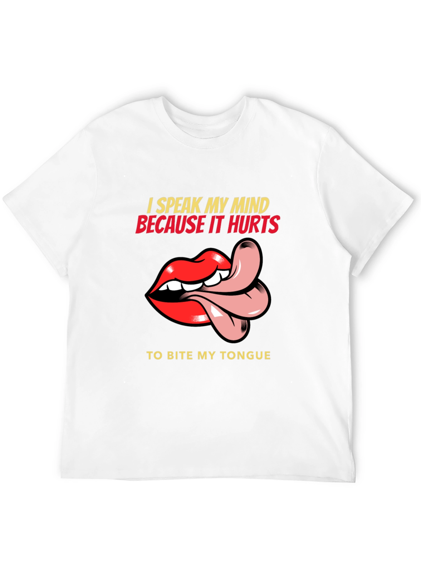 Speak My Mind Graphic Tee - Funny Statement Shirt