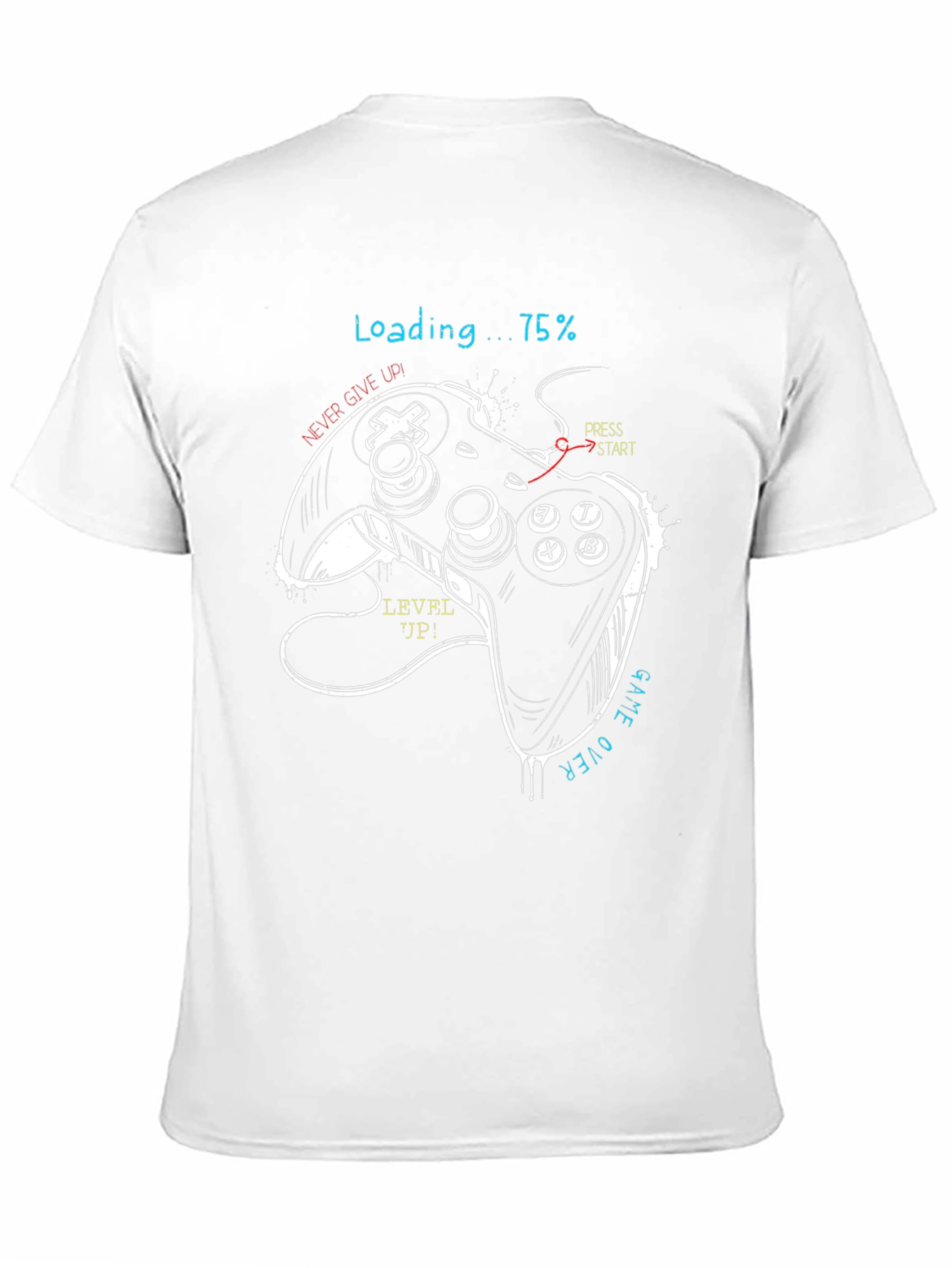 Gamer T-Shirt - Level Up Style