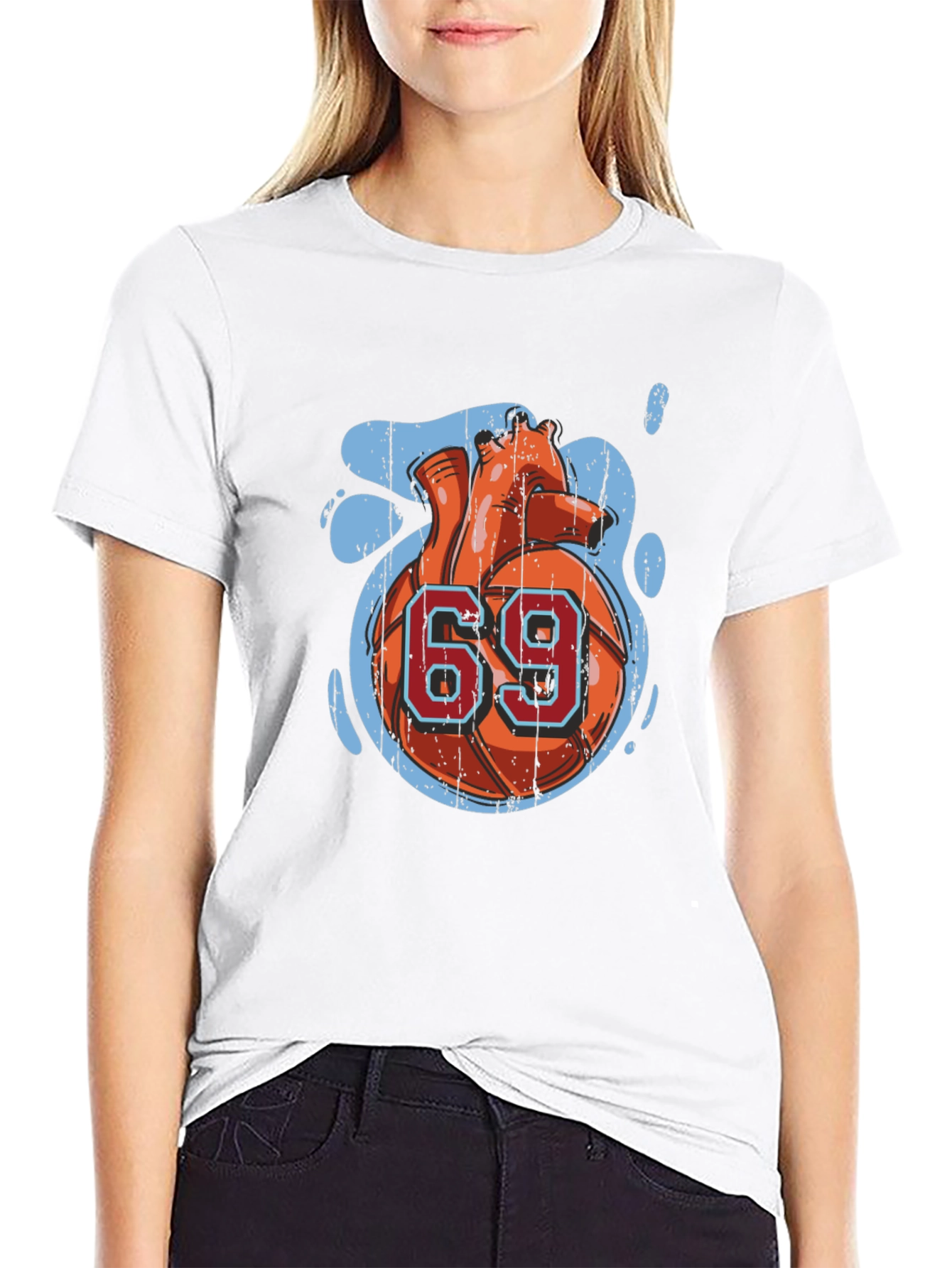 Basketball Heart 69 T-Shirt