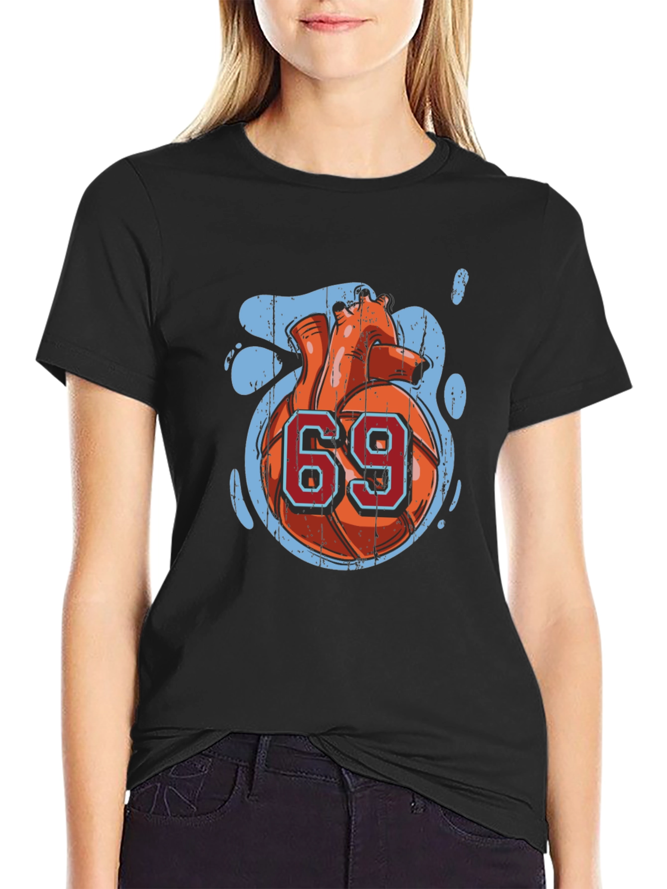 Basketball Heart 69 T-Shirt